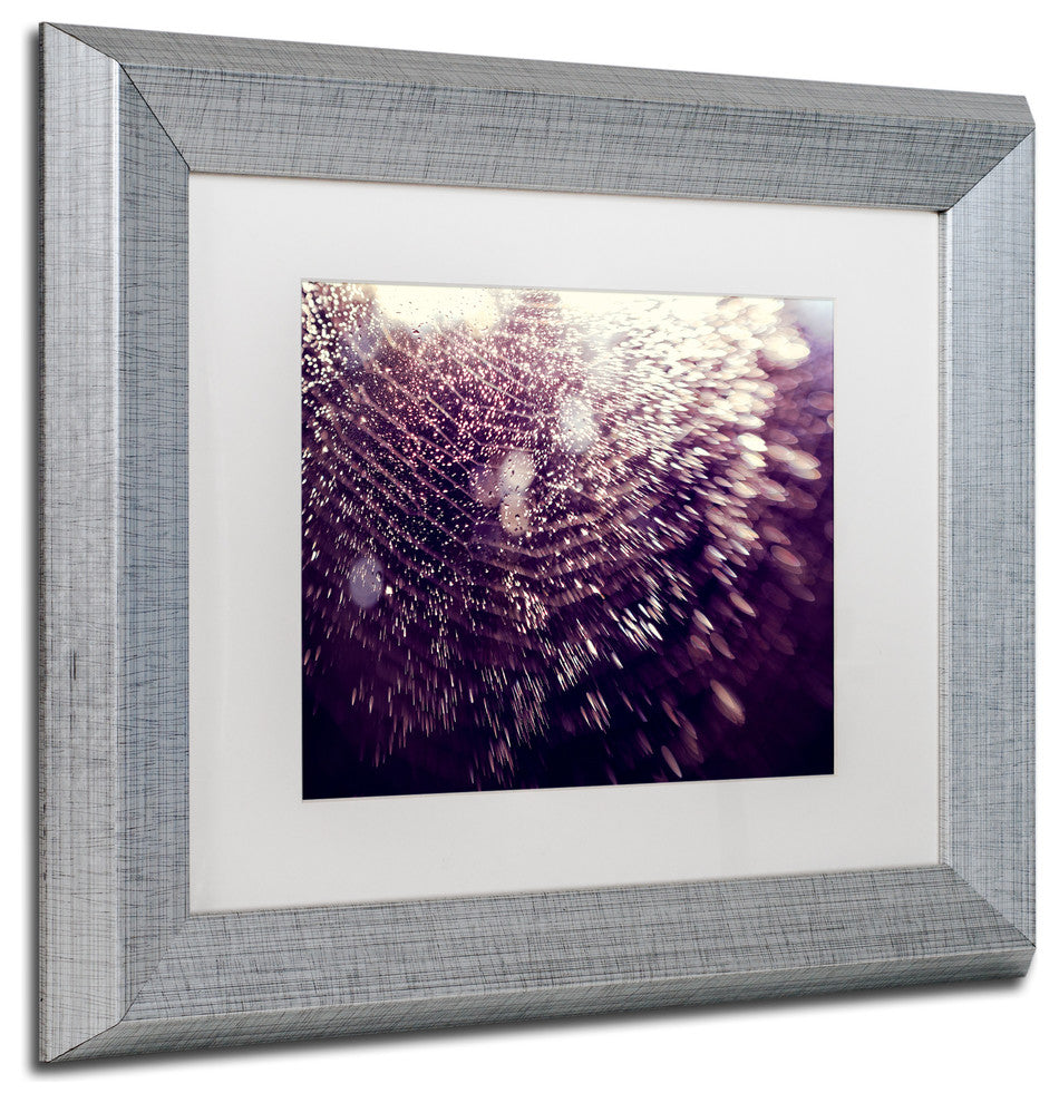 Beata Czyzowska Young 'Wishful Thinking' Art, Silver Frame, 11"x14", White Matte