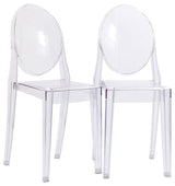Casper Dining Side Chairs Acrylic, Set of 2, Clear
