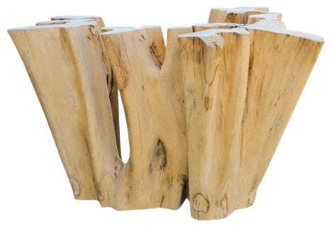 Ficus Wood Coffee Table Base