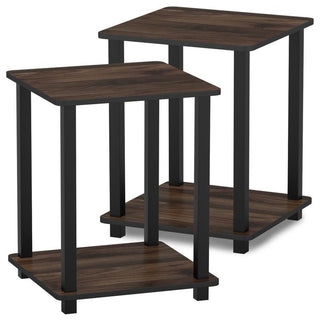 Efficient Home Laptop Notebook Computer Desk, Americano/Black, 11192AM/BK