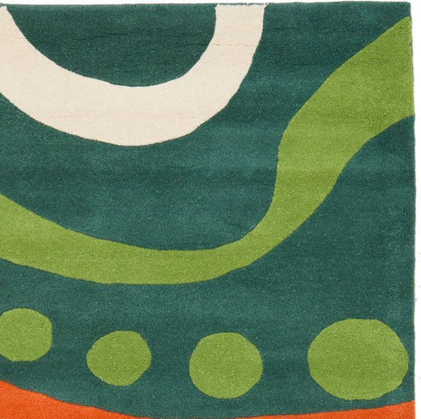 Safavieh Soho Soh856A Rug, Teal/Multi, 7'6"x9'6"