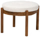 Monika Cream Boucle Ottoman Footstool