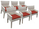 6 Fairmont Dining Chairs With Arms