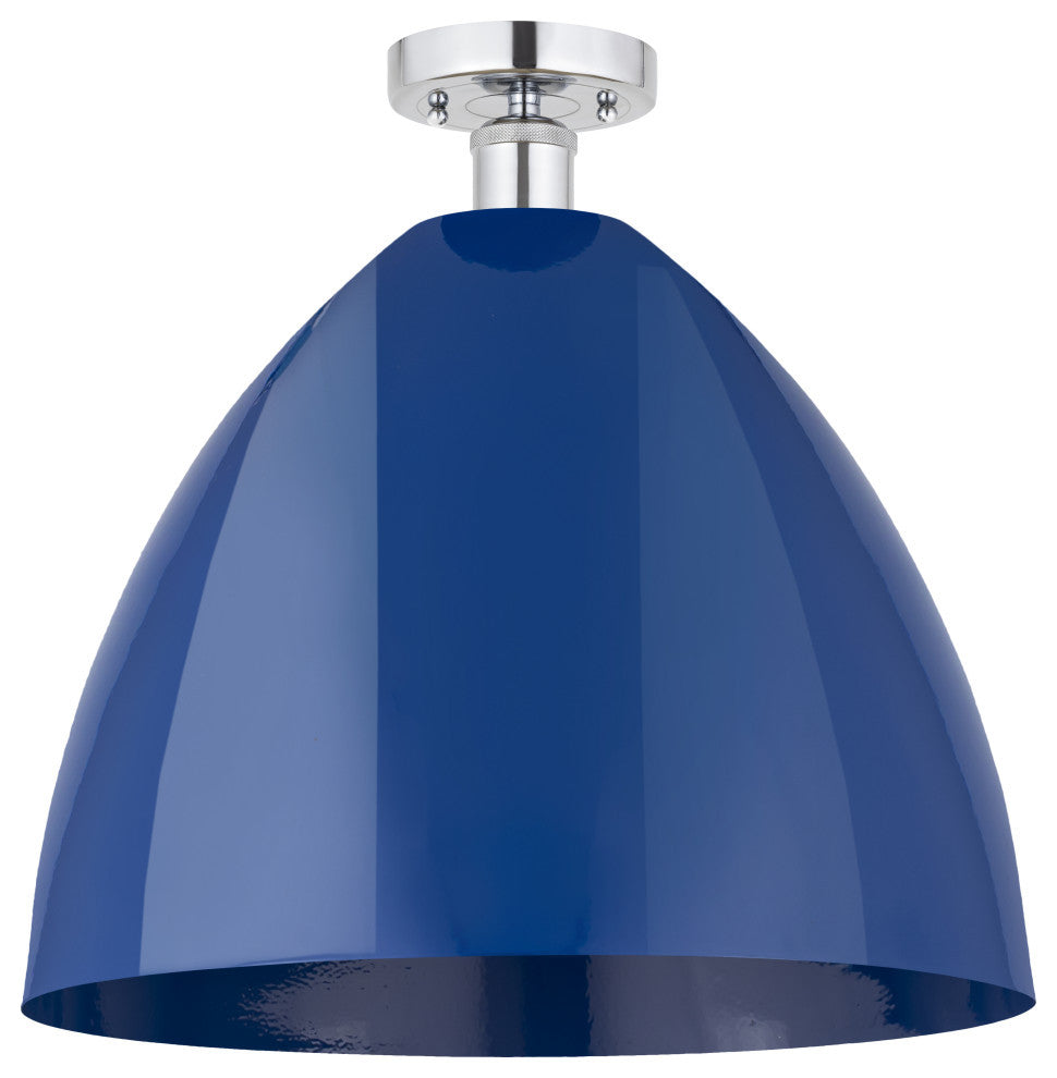 Innovations 616-1F-PC-MBD-16-BL 1 Light Semi-Flush Mount, Polished Chrome