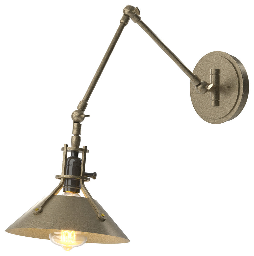 Henry Sconce, Soft Gold Finish, Soft Gold Accents