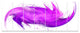 Abstract Purple Fractal Pattern, Abstract Wall Art Canvas, 83"x32", 7 Panels