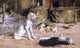 Julian Alden Weir Fireside Dreams - 18" x 27" Premium Canvas Print