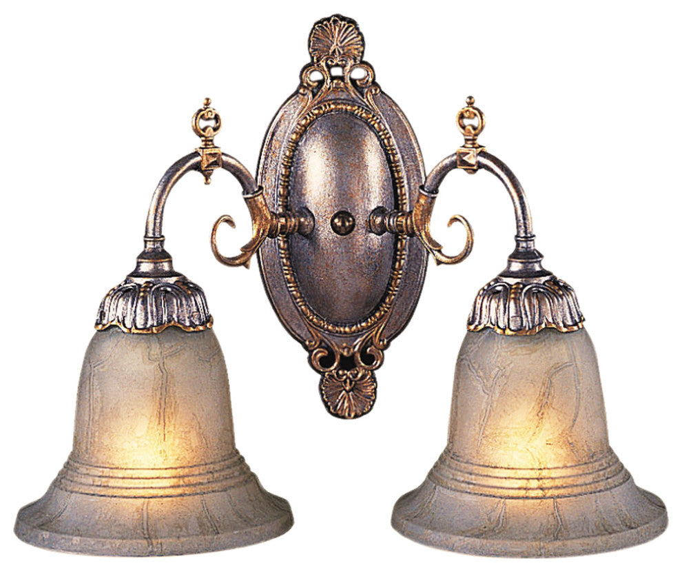 ELK LIGHTING 082-As-Sq Elissa 2-Light Wall Sconce In Sandy Quartz