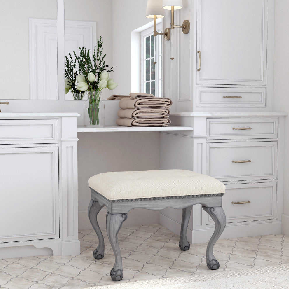 Ashford Upholstered Vanity Stool