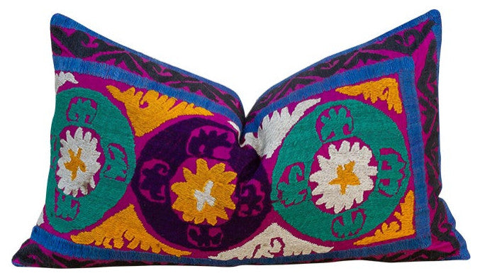 Darisa Nurata Suzani Lumbar Pillow