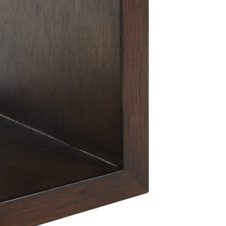 Safavieh Munson 2 Shelf 1 Drawer Console Table, Dark Oak
