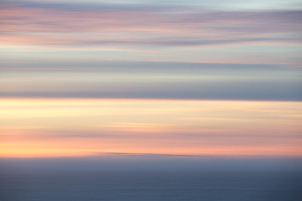 "Ocean Kisses Sky" Museum Mounted Canvas Print, 36"x24"