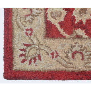 HAND TUFTED WOOL ECO-FRIENDLY AREA RUGS - Runner,Red Gold,Oriental