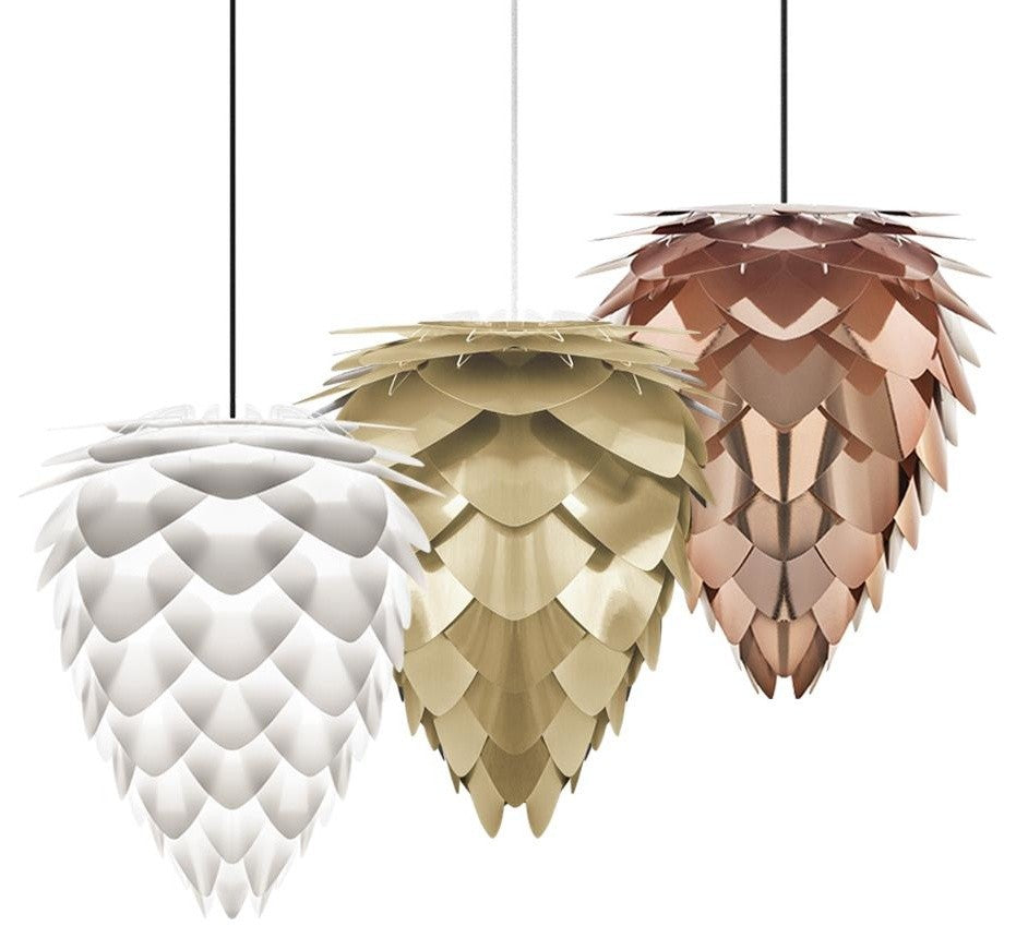 Conia Plug-In Pendant, Black/White, Mini