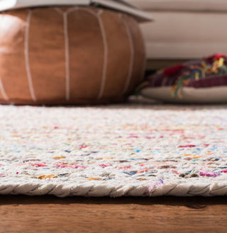 Safavieh Braided Collection BRD210 Rug, Ivory/Multi, 3'x5'