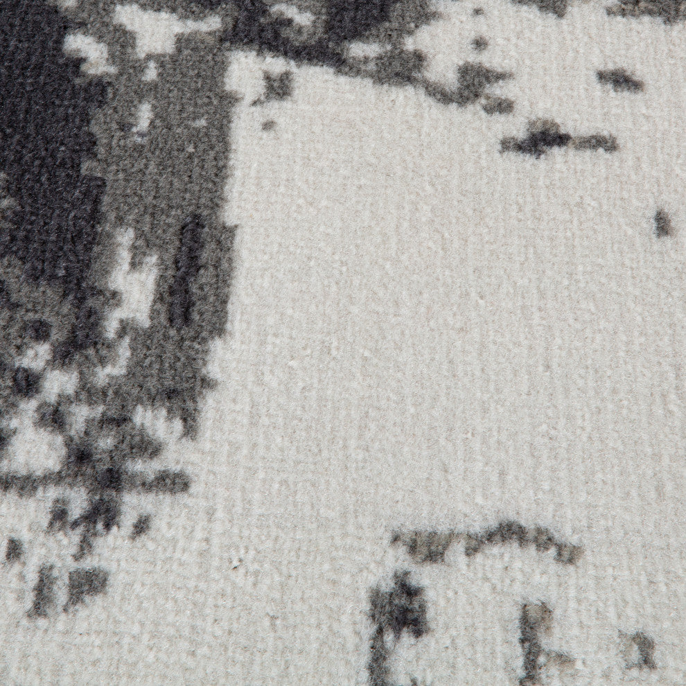 Alpine Ehra Power-Loomed Polypropylene Area Rug, Ivory, 5'3" X 7'6"
