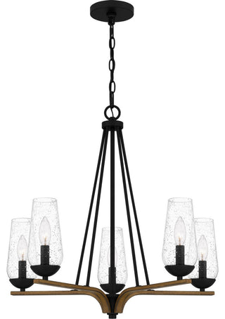 Rochester 5-Light Chandelier, Matte Black