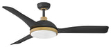 Hinkley Lighting 906556-LDD Alba 56" 3 Blade Indoor LED Ceiling - Matte Black /