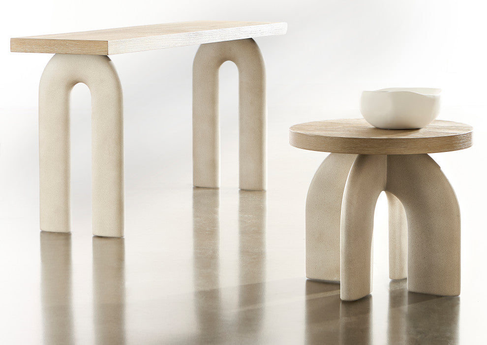 Bernhardt Antibes Arched Leg Console Table