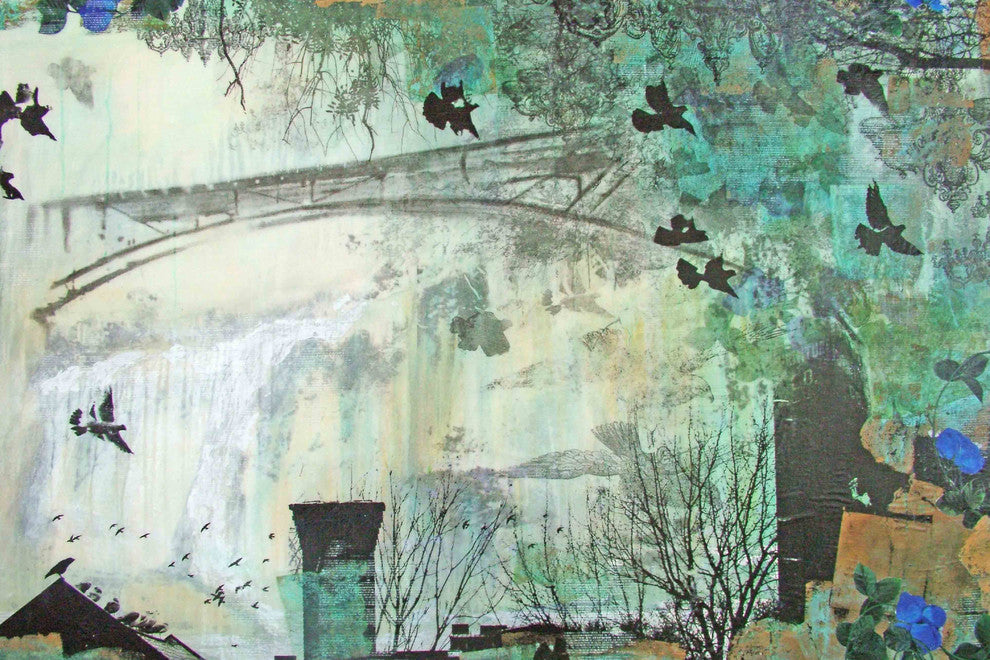 "Genevieve Couteur" Print on Canvas by Tracy Silva Barbosa