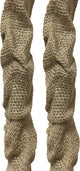 Royal Designs Set of 2 Burlap Cord and Chain Cover, 4'