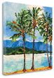 "Reflecting Hawaiin" By Leslie Seata, Giclee Print on Gallery Wrap Canvas
