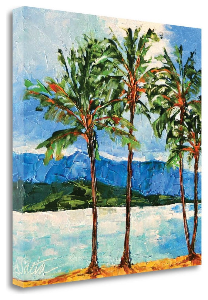 "Reflecting Hawaiin" By Leslie Seata, Giclee Print on Gallery Wrap Canvas