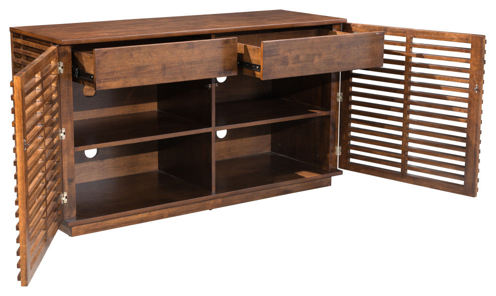 Linea Credenza Walnut