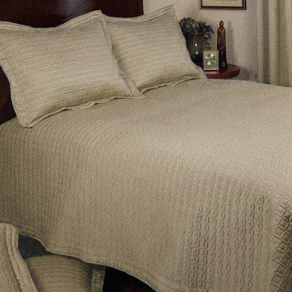 Ancient Coin Polyester Sateen Quilt and Sham Set