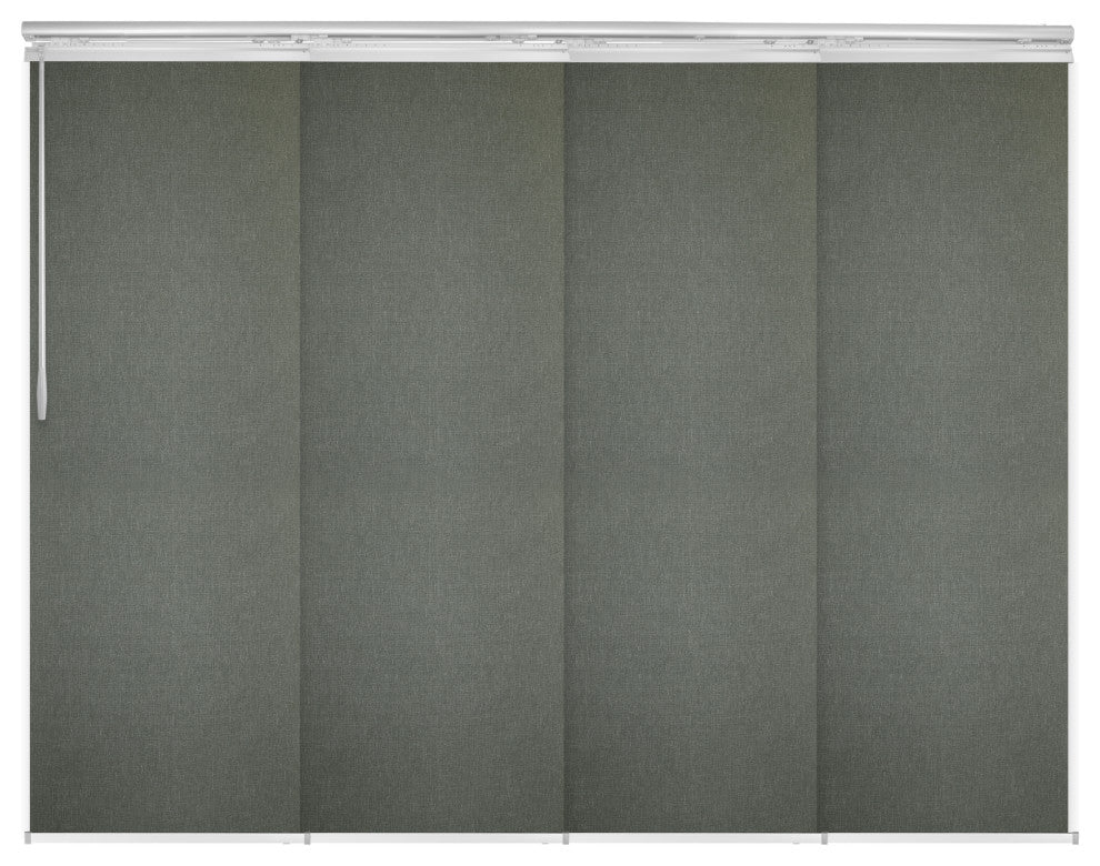 Salvatore 4-Panel Track Extendable Vertical Blinds 48-88"W
