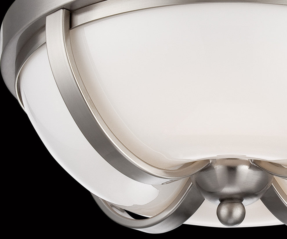 Andrew 2-Light LED Flushmount, Bronze Finish