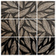 Deny Designs Heather Dutton Float Like A Feather Black Wood Wall Mural, 4'x4'