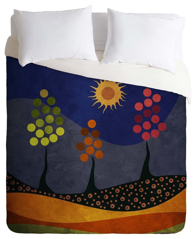 Deny Designs Viviana Gonzalez Paisaje Y Color Duvet Cover - Lightweight