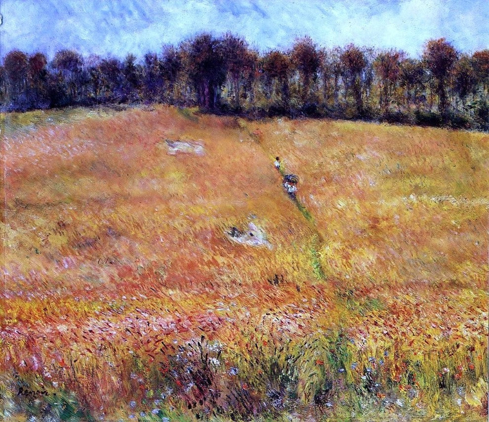 Pierre Auguste Renoir Path through the High Grass Wall Decal