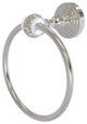 Pacific Grove Towel Ring with Twisted Accents, Satin Nickel