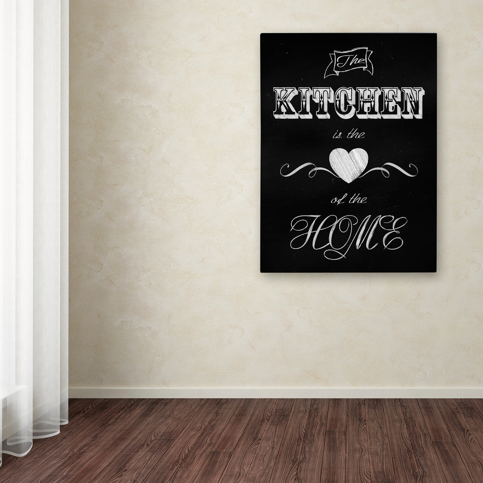 Tina Lavoie 'The Kitchen Is The Heart' Canvas Art, 18" x 24"