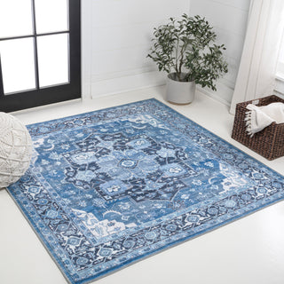 Maris Ornate Medallion Machine-Washable Area Rug