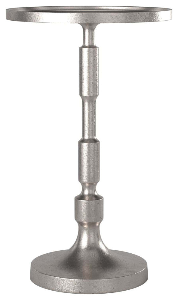 Candlestick Nickel Martini Table
