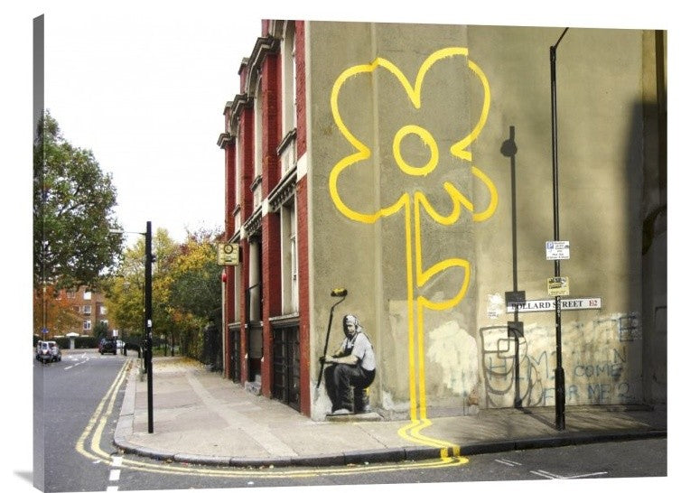 Pollard Street, London (graffiti attributed to Banksy), 32"x24"