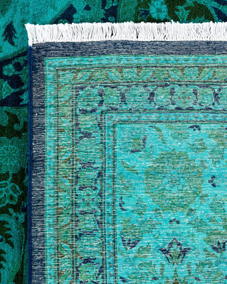 Fine Vibrance, One-of-a-Kind Hand-Knotted Area Rug Green, 9'2"x12'3"