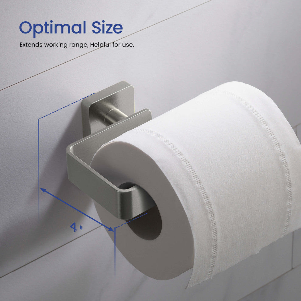 Blaze Bathroom Toilet Paper Holder, Brushed Nickel