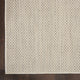 Nourison Courtyard 2' x 3' Ivory Silver Modern Area Rug