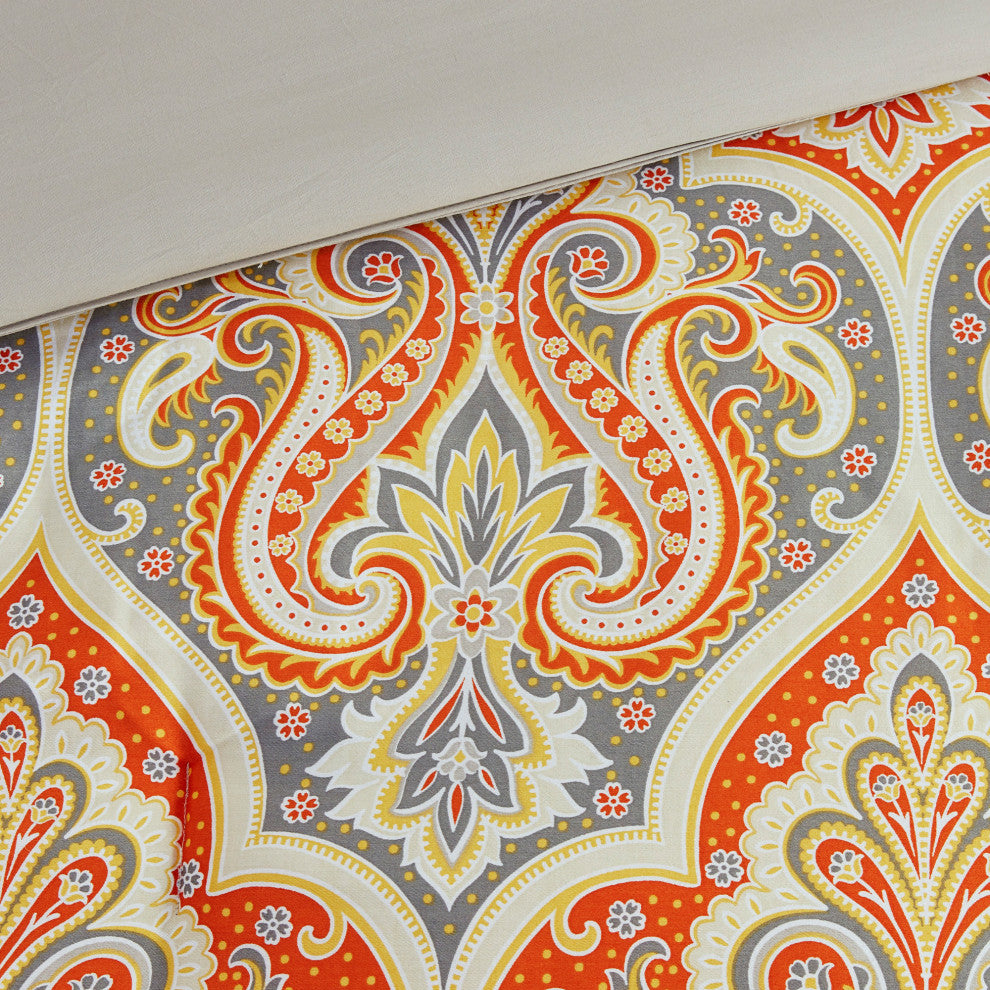 Madison Park Nisha Comforter Set in Orange