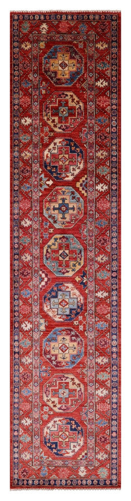 2' 9" X 12' 6" Bokhara Handmade Runner Rug Q10893