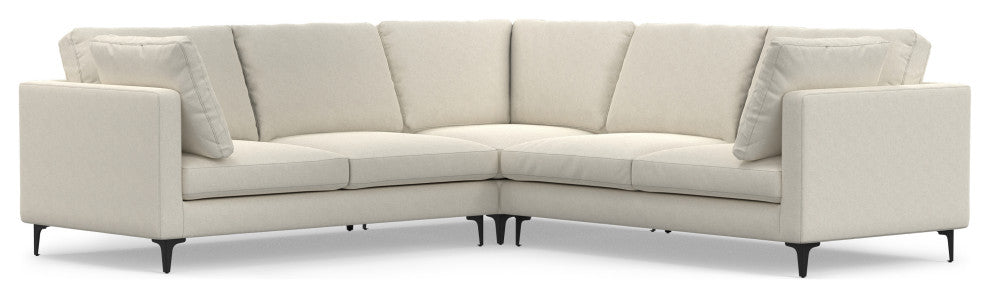 Ava Corner Sectional in Tightly Woven Performance Fabric