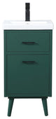 Beatrice 18" Bathroom Vanity, Green