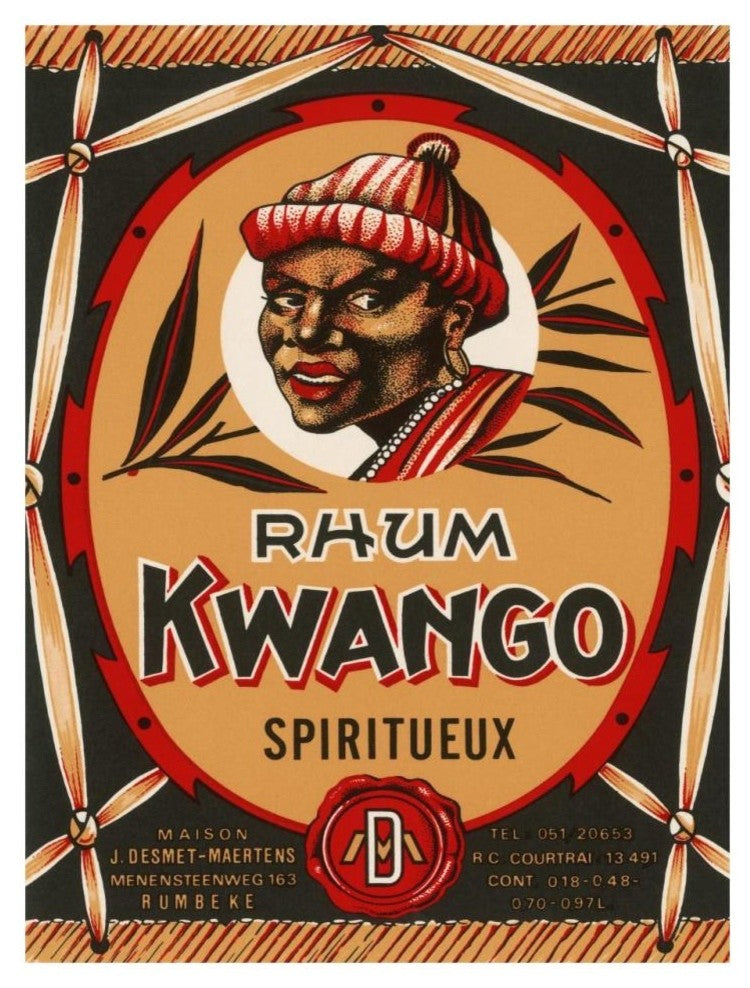 "Rhum Kwango" Digital Paper Print by Retrolabel, 25"x32"