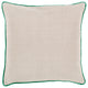 Surya Linen Piped LP-002 22" x 22" Pillow Cover