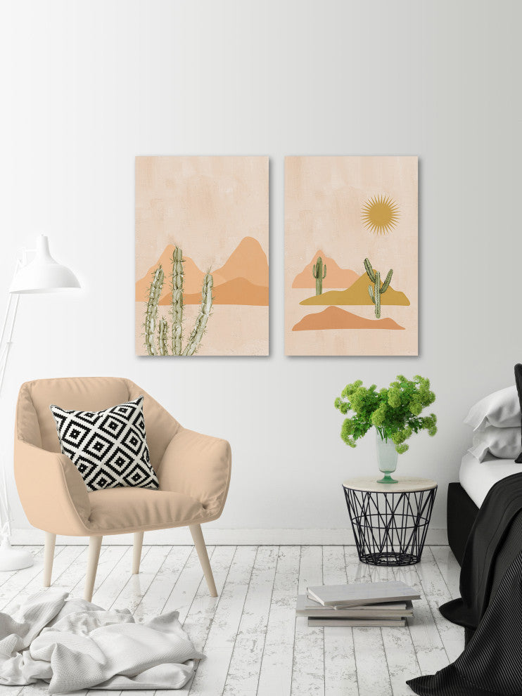 Tough Plants Diptych, 2-Piece Set, 16x24 Panels