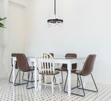 Modern Black 8-Light Pendant